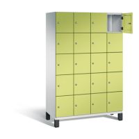 C+P Fächerschrank 4510440S10021 Füße 20Fächer B1200mm lgr/vgn