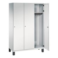 C+P Umkleidespind 4510032S10010 Füße 3Abteile B1200mm lgr/lgr