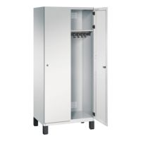 C+P Umkleidespind 4510022S10028 Füße 2Abteile B800mm lgr/lgr