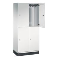 C+P Doppelstockspind 4510122S10018 Sockel 4Fächer B800mm lgr/lgr