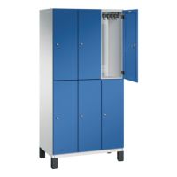 C+P Doppelstockspind 4510130S10013 Füße 6Fächer B900mm lgr/ebl