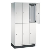 C+P Doppelstockspind 4510130S10019 Sockel 6Fächer B900mm lgr/lgr
