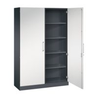 C+P Aktenschrank 141001000S10185 1980x1200x435mm sgr/lgr