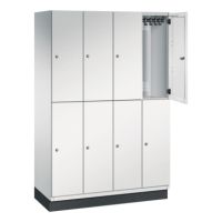 C+P Doppelstockspind 4510140S10019 Sockel 8Fächer B1200mm lgr/lgr