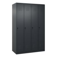 C+P Spind Classic PLUS 4Abteile 1850x1200x500mm s.gr/s.gr