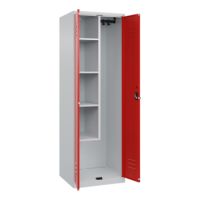 C+P Putzmittelspind Classic PLUS 2Abteile 1850x600x500mm l.gr/rt
