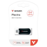 Verbatim 30224 Verbatim USB-Stick Plectra 64GB USB-C 3.2 sw