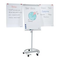 Franken Flipchart Mobil Plus F2400/N silber