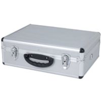Franken Moderationskoffer UMMK 43x12x32cm Aluminium silber