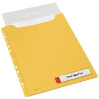 Leitz Prospekthülle Cosy 46680019 A4 PP gelb 3 Stück