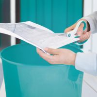 Leitz Papierkorb WOW 52781051 15l PS eisblau