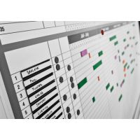 magnetoplan Jahresplaner 1241212S 121,5x91,5cm magnetisch +Zubehör