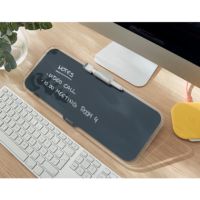 Leitz Desktop-Memoboard Cosy 52690089 380x150x60mm Glas grau