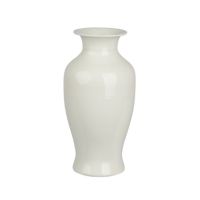 DECORIS Vase off-weiß 17x33,5cm 891575