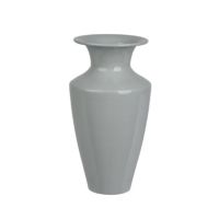 DECORIS Vase grau 12x23cm 891572