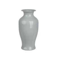 DECORIS Vase grau 17x33,5cm 891571
