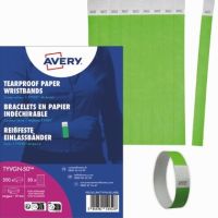 Avery Zweckform Einlassband TYVGN-50 neon gn 500St