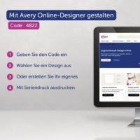 Avery Zweckform Kartenhalter 4822 60x90mm 25St