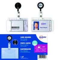Avery Zweckform Kartenhalter 4827 2fach 54x90mm 10St
