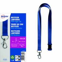 Avery Zweckform Lanyard 4842B 15x440mm bl 10St