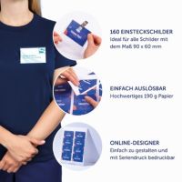 Avery Zweckform Einsteckschild L4728-20 60x90mm 160St