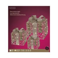 LUMINEO 489652 Lumineo Geschenkschachtel Micro LED 25x25x30cm