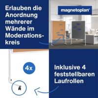 magnetoplan Moderationstafel 2111124 1500x1200mm Kork