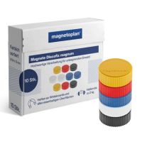 magnetoplan Magnet Discofix Magnum 1660010 34mm sortiert 10 Stück