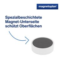magnetoplan Magnet Discofix Magnum 1660010 34mm sortiert 10 Stück