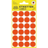 Avery Zweckform Markierungspunkt 3172 18mm leuchtrot 96 Stück