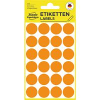 Avery Zweckform Markierungspunkt 3173 18mm leuchtorange 96 Stück