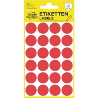 Avery Zweckform Markierungspunkt 3595 18mm rot 96 Stück
