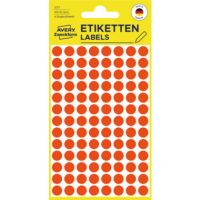 Avery Zweckform Markierungspunkt 3177 8mm leuchtrot 416 Stück