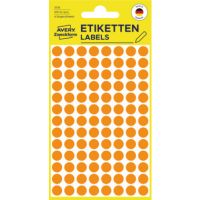 Avery Zweckform Markierungspunkt 3178 8mm leuchtorange 416 Stück