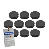 magnetoplan Magnet Ergo Medium 1664012 30mm schwarz 10 Stück