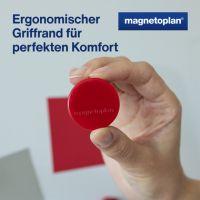magnetoplan Magnet Ergo Medium 1664006 30mm rot 10 Stück