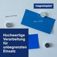 Magnetoplan Magnet Ergo Medium 1664032 30mm silber 10 Stück