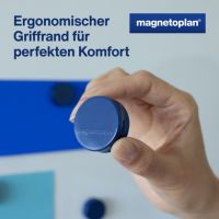 magnetoplan Magnet Ergo Large 1665014 34mm d.blau 10 Stück