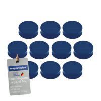 magnetoplan Magnet Ergo Large 1665014 34mm d.blau 10 Stück