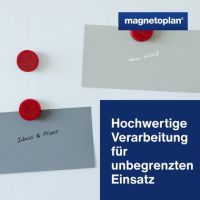 magnetoplan Magnet Ergo Large 1665006 34mm rot 10 Stück