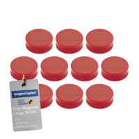 magnetoplan Magnet Ergo Large 1665006 34mm rot 10 Stück