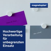 magnetoplan Magnet Ergo Large 1665000 34mm weiß 10 Stück