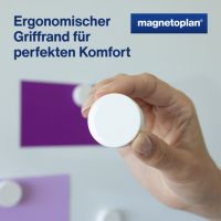 magnetoplan Magnet Ergo Large 1665000 34mm weiß 10 Stück