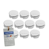 magnetoplan Magnet Ergo Large 1665032 34mm silber 10 Stück