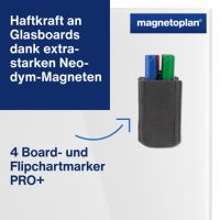 magnetoplan Stiftehalter magnetoTray small 1227601 grau