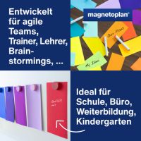magnetoplan Moderationskarte Dawn 112501520 200x100mm sort. 250St.