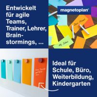 magnetoplan Moderationskarte Set II 117501502 200x100mm sort. 3x250St.