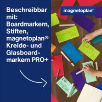 magnetoplan Moderationskarte Dawn 112501520 200x100mm sort. 250St.