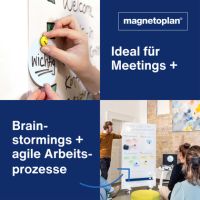 magnetoplan Moderationskarte 111151810 rund 190mm sort. 500St.