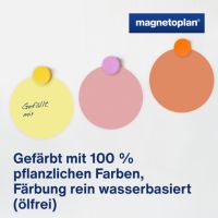 magnetoplan Moderationskarte 111151810 rund 190mm sort. 500St.